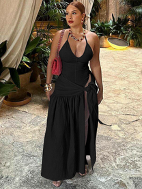 Two-Piece Maxi Skirt and Bodysuit Set