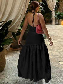 Two-Piece Maxi Skirt and Bodysuit Set