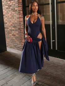 Two-Piece Maxi Skirt and Bodysuit Set