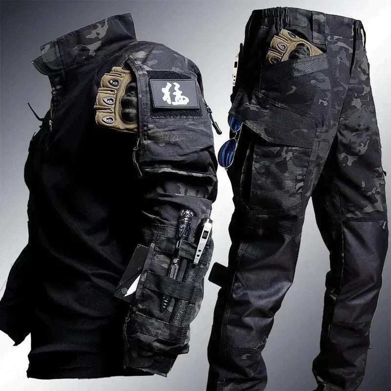 Two-Piece Tactical Outdoor Gear Set For Fishing Paintball Airsoft