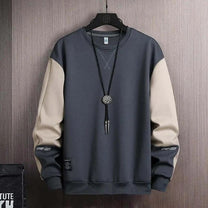 Two-Tone Raglan Sweatshirt For Men