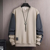 Two-Tone Raglan Sweatshirt For Men