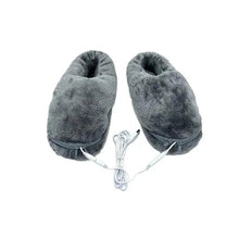 USB Heated Winter Slippers With Plush Lining