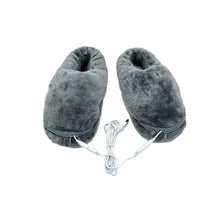 USB Heated Winter Slippers With Plush Lining