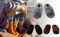 USB Heated Winter Slippers With Plush Lining