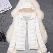 Ultralight Packable Down Coat With Hood