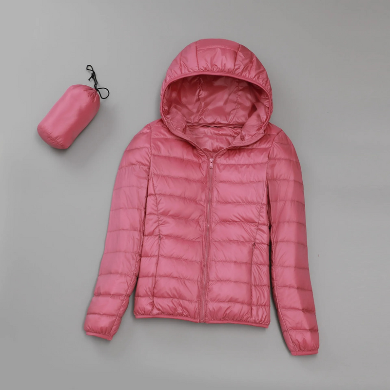 Ultralight Women&#39;s Winter Padded Jacket With Hood