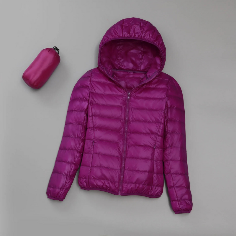 Ultralight Women&#39;s Winter Padded Jacket With Hood
