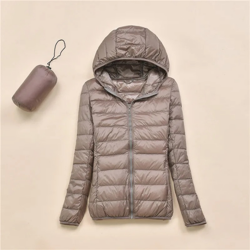 Ultralight Women&#39;s Winter Padded Jacket With Hood