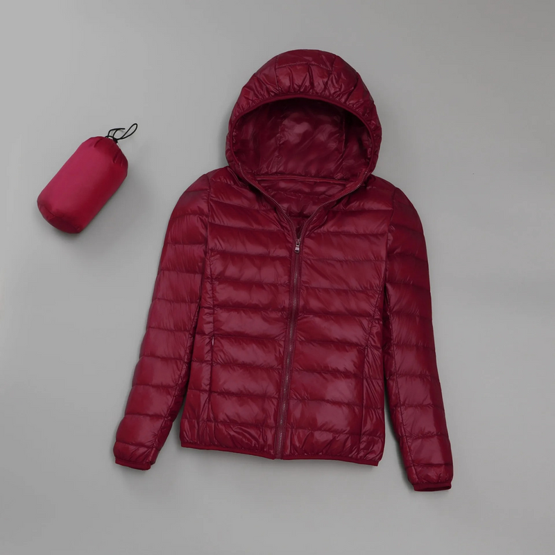 Ultralight Women&#39;s Winter Padded Jacket With Hood