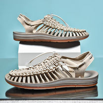 Unisex Braided Sandals With Non-Slip Sole And EVA Insole