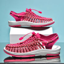 Unisex Braided Sandals With Non-Slip Sole And EVA Insole