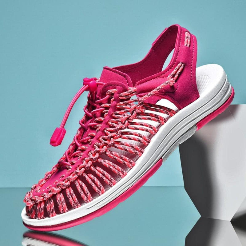 Unisex Braided Sandals With Non-Slip Sole And EVA Insole