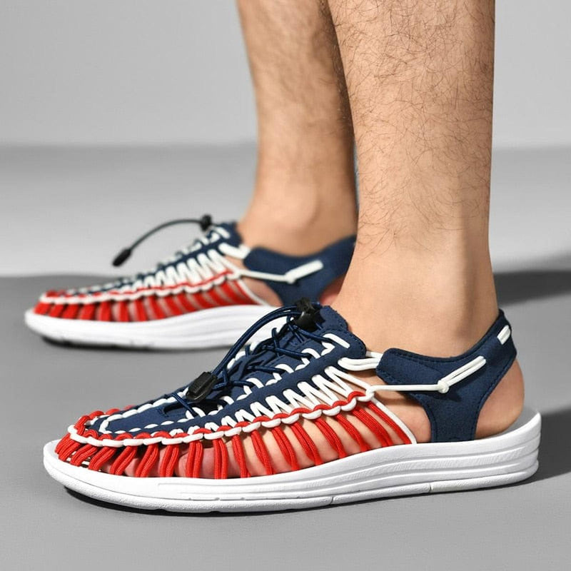 Unisex Braided Sandals With Non-Slip Sole And EVA Insole