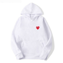 Unisex Cotton Hoodie With Heart-Shaped Logo