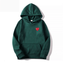 Unisex Cotton Hoodie With Heart-Shaped Logo