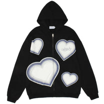 Unisex Gothic Design Hoodie With Kangaroo Pocket