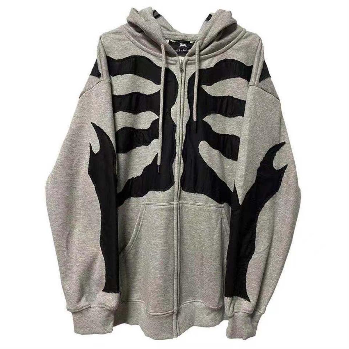 Gray with Skeleton / 3XL