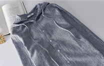 Unisex Lightweight Breathable Hooded Casual Shirt