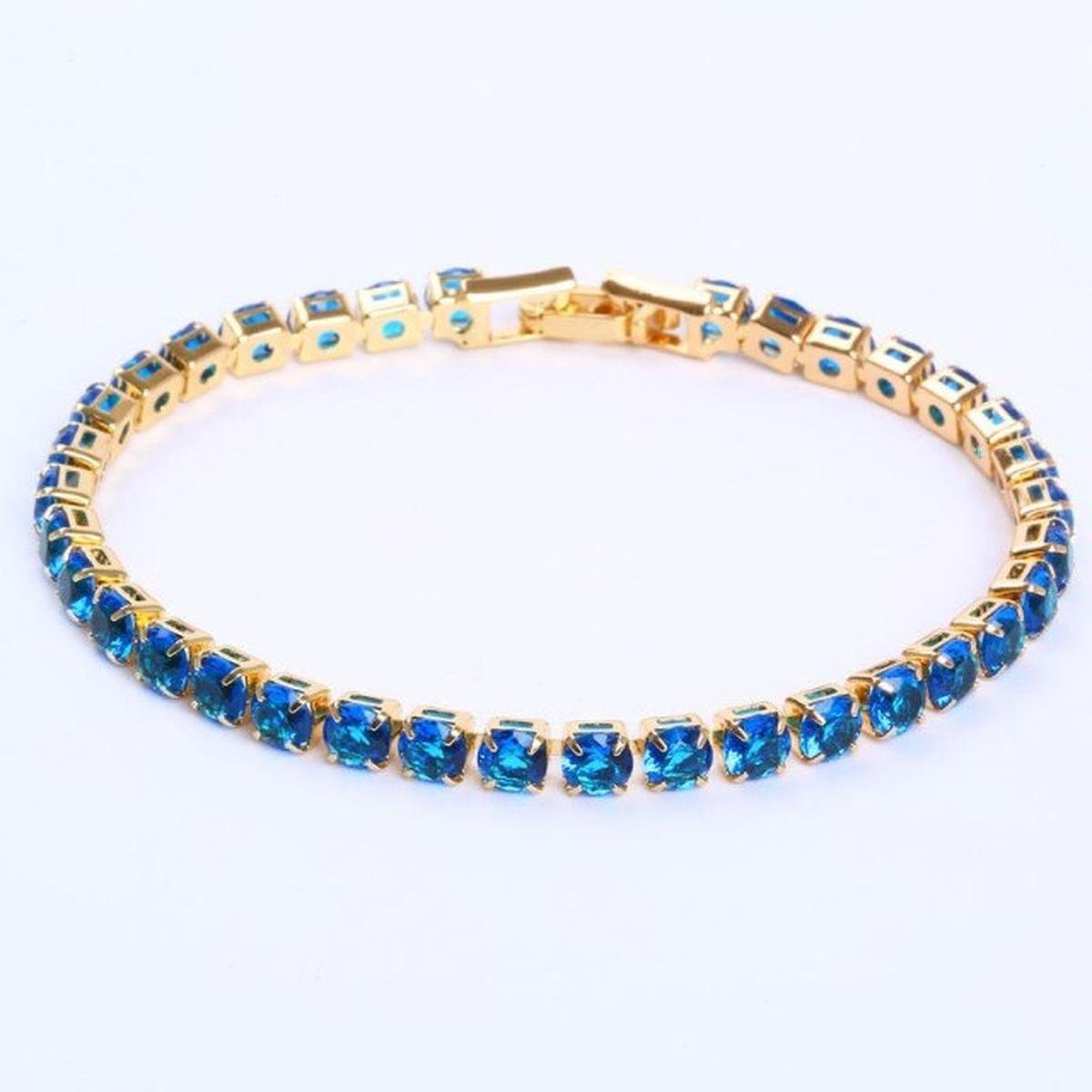 Gold-blue / 6.7 inches
