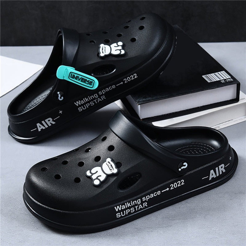 Unisex Waterproof Summer Clogs With Non-Slip Sole