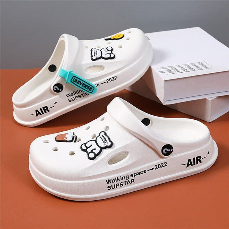 Unisex Waterproof Summer Clogs With Non-Slip Sole
