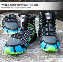 Unisex Winter Trekking Shoes With Non-Slip Outsole And Breathable Design