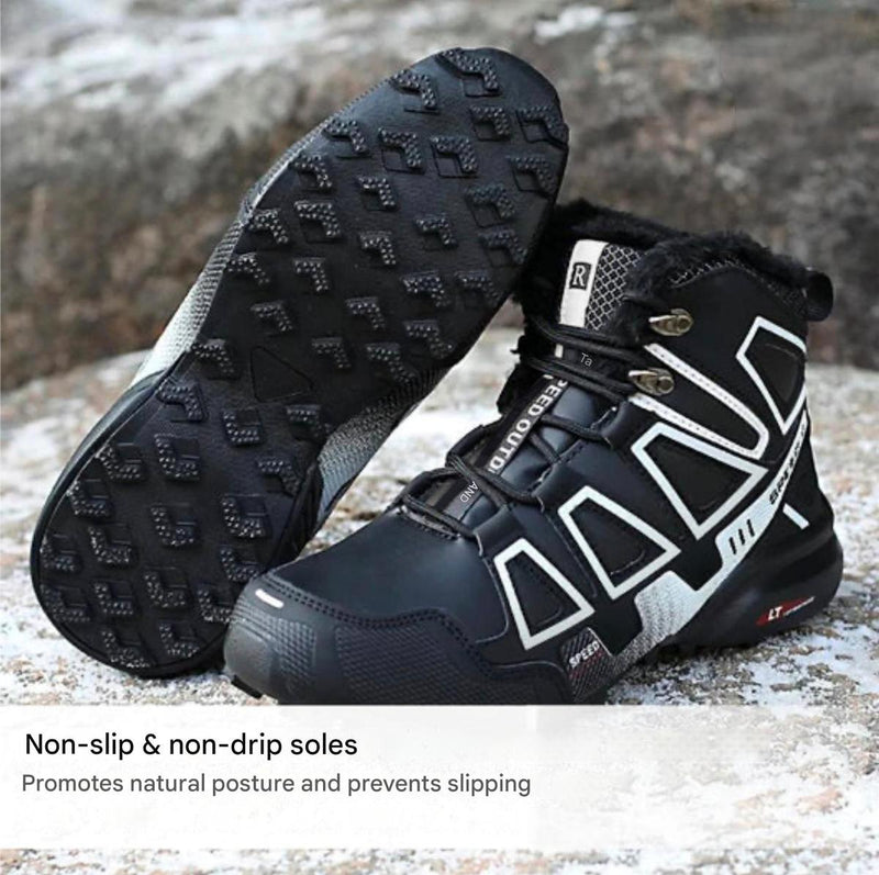 Unisex Winter Trekking Shoes With Non-Slip Outsole And Breathable Design
