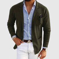UrbanCraft – Men’s Casual Blazer with Button Pockets