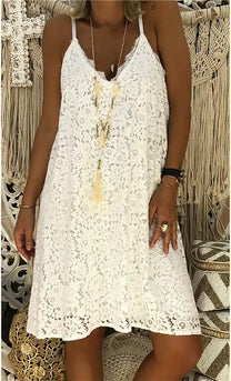 V-Neck Summer Dress With Flattering Silhouette