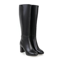 Vegan Leather Ankle Boots With Zipper