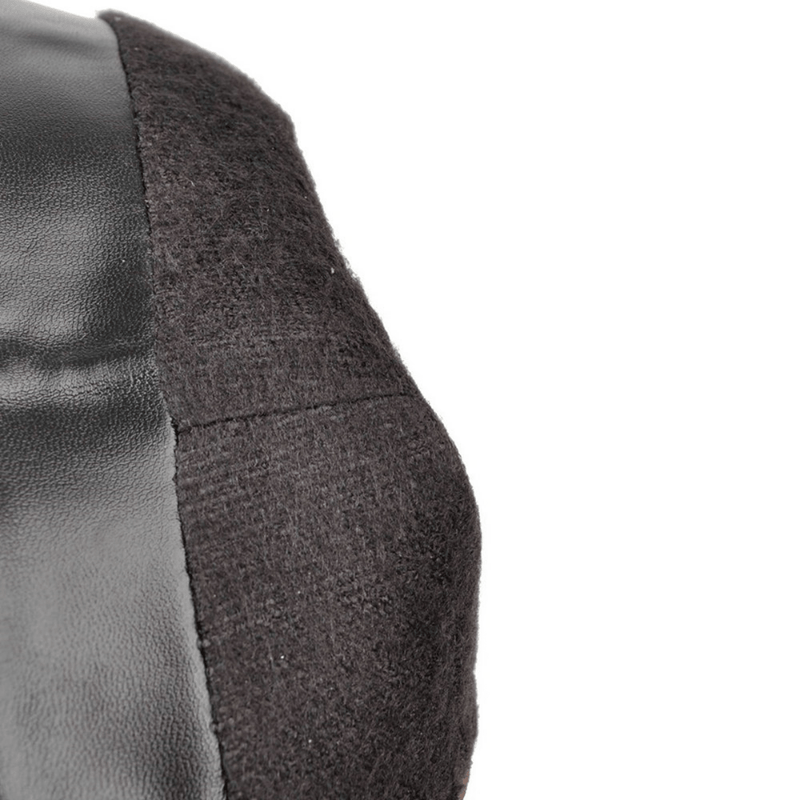 Vegan Leather Ankle Boots With Zipper