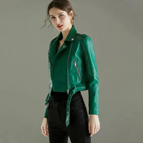 Vegan Leather Biker Jacket For Women - Stylish And Sustainable