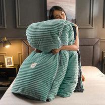 Velvet-Fleece Duvet Cover Luxurious Warmth