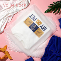 Versatile Frosted Zip Storage Bags – 20 Pack, Buy 2 Sets Get 1 Free