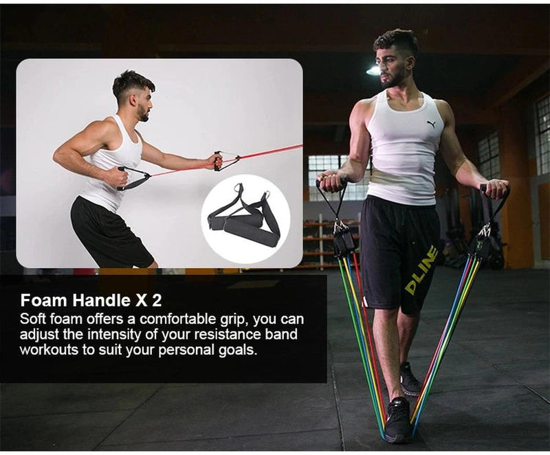 Versatile Resistance Fitness Bands Set