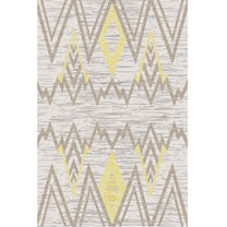 Vibrant Geometric Indoor Rug - Washable Non-Slip Pet-Friendly