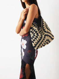 Vintage Crochet Shoulder Bag