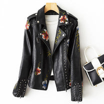 Vintage Floral Print Button-Up Jacket for Women