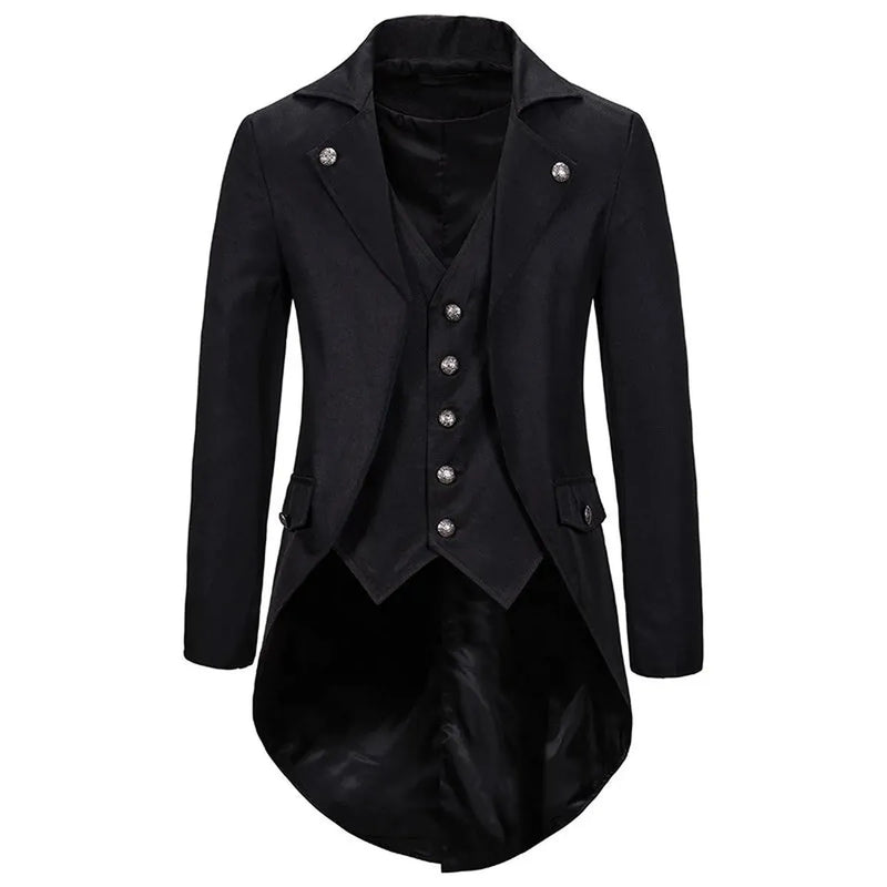 Vintage-Inspired Gothic Steampunk Blazer