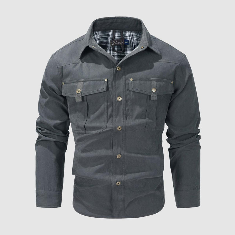 Vintage-Inspired Men&#39;s Casual Jacket
