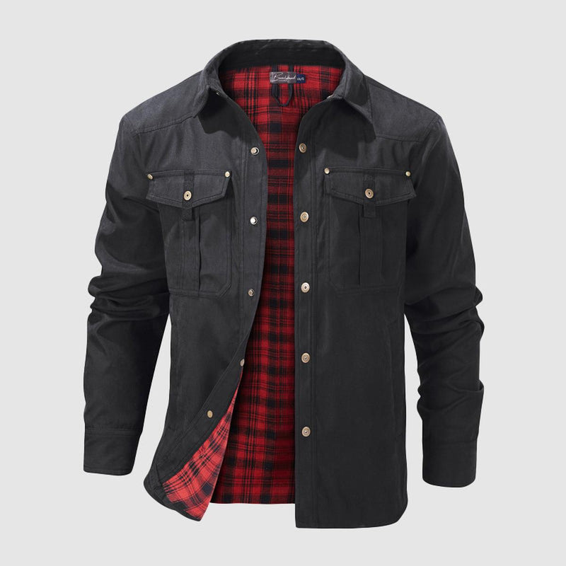 Vintage-Inspired Men&#39;s Casual Jacket