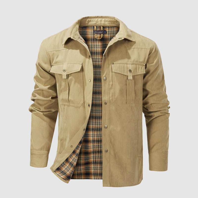 Vintage-Inspired Men&#39;s Casual Jacket