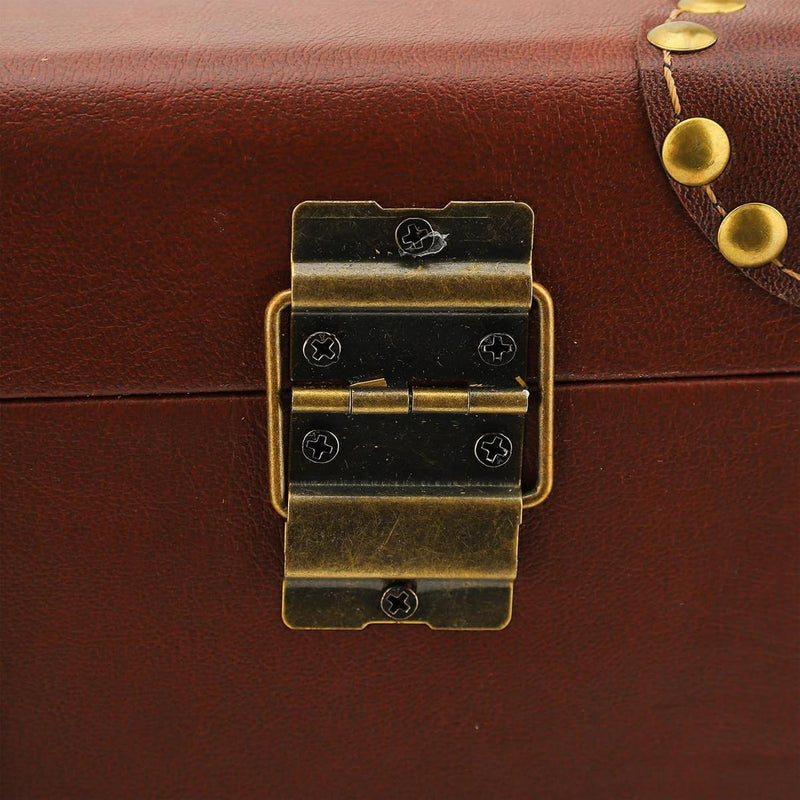 Vintage Leather Overnight Travel Case With Aluminium Lock