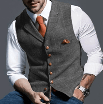 Vintage Style Men&#39;s Vest