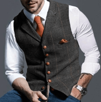 Vintage Style Men&#39;s Vest