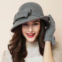 Vintage Wool Fedora Hat