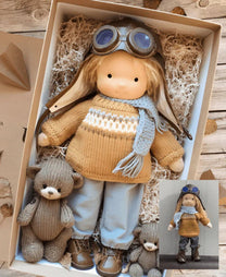 Waldorf-style Handmade Doll