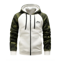 Warm Camo Fleece Jacket For Men - Lightweight And Comfortable