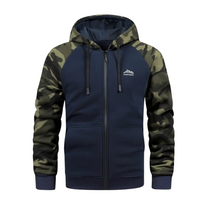 Warm Camo Fleece Jacket For Men - Lightweight And Comfortable